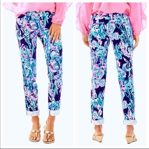 Lilly Pulitzer, Callahan Chino Pant, Like New, Size 10